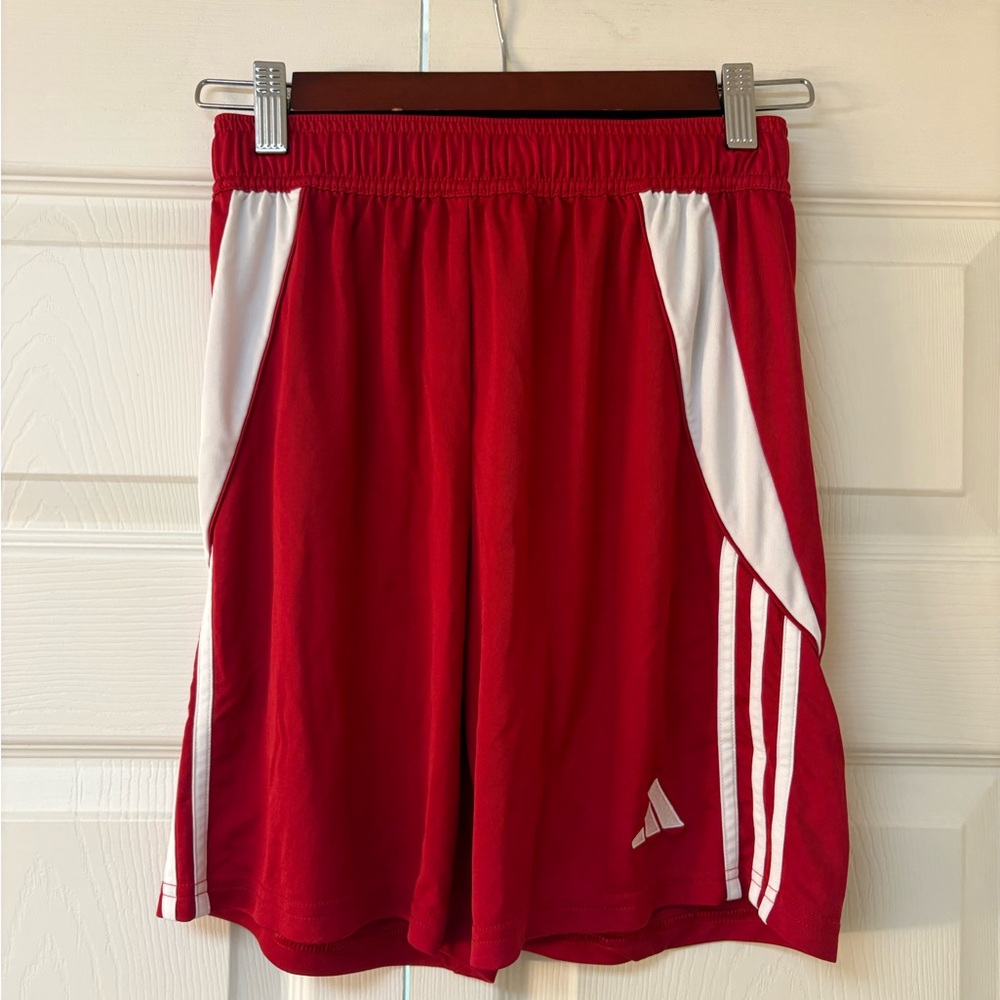 adidas Red Athletic Shorts Boys Size L